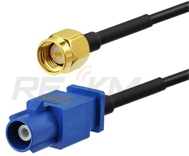 GPS 안테나 어댑터 Fakra C to SMA Male Pigtail Cable RG174 자동차 DVR 모듈 추적 내비게이션 시스템 수, 01 20cm, 1개