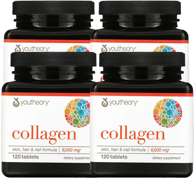 유씨오리 유씨어리 콜라겐 1000MG 타블렛, 120정, 4개 - 쿠팡