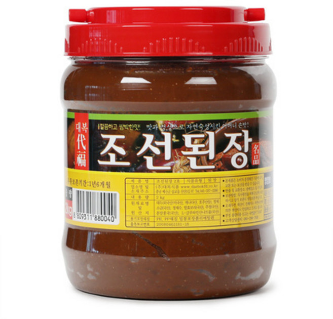 조선된장(2kg)/대복, 2kg, 1개
