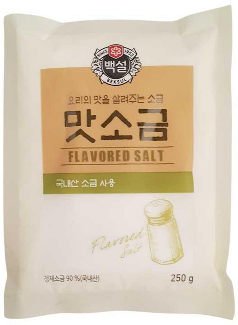 맛소금250g/백설-40개, 250g, 40개