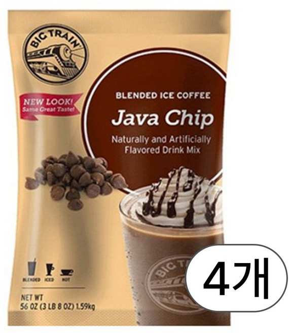 빅트레인 자바칩 파우더 1.59kg, 4개, 1개입
