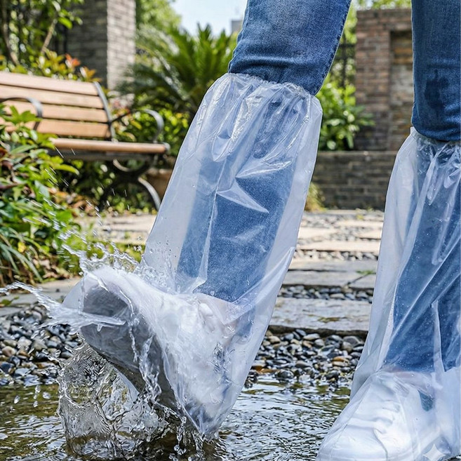 윈디즈 신발방수커버 장마신발 방수신발커버, 투명, 10개