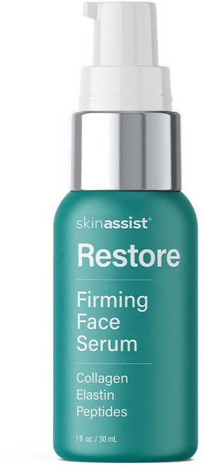 Skinassist 리스토어 인스턴트 페이스 리프트 세럼 - 여성용 세럼 안티에이징 콜라겐 및 펩타이드 탱탱한 피부를 위한 퍼밍 페이션 리프팅 룩 피부 타이트닝 29.6m, Skinassist 리스토어 인스턴트 페이스 리프트 세