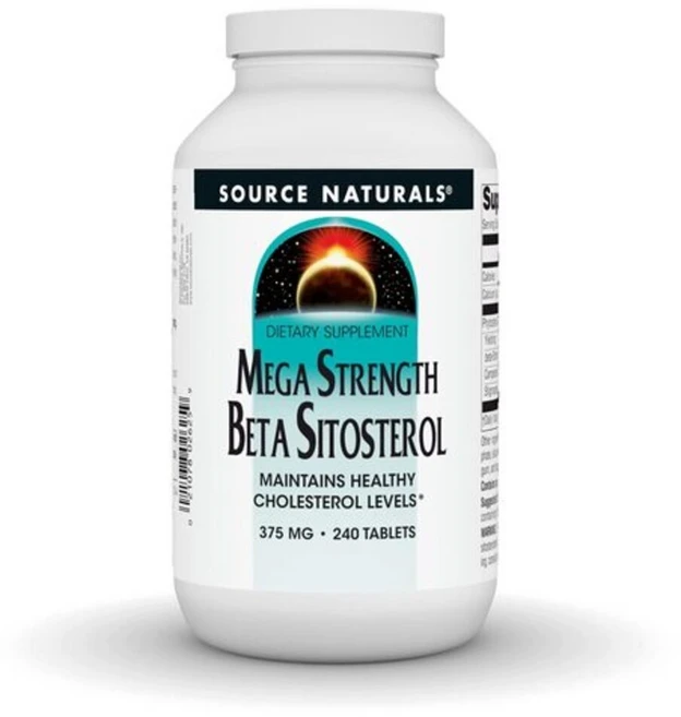 [정품보장]소스 내츄럴스 베타 시토스테롤 375mg Source Naturals 240정 X 1병, 1개 - 쿠팡