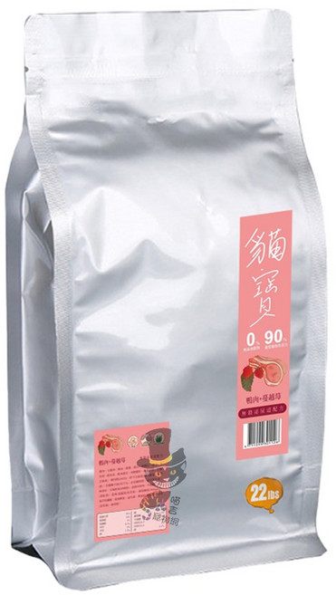 貓寶 SS60 天然無穀貓糧, 1個, 鴨肉+蔓越莓, 10kg, 鴨肉