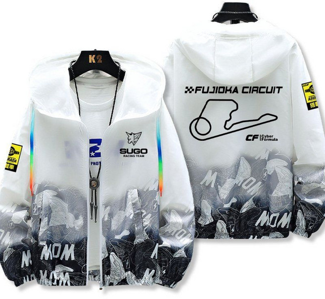 f1 사이버포뮬러 아스라다 러닝 바람막이 긴팔 바이크 후드집업 점퍼 자켓