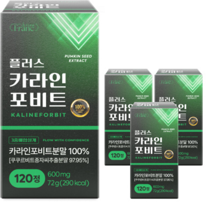 [정품] Plus 카라인포비트 정 중년남성 활력, 4개, 120정