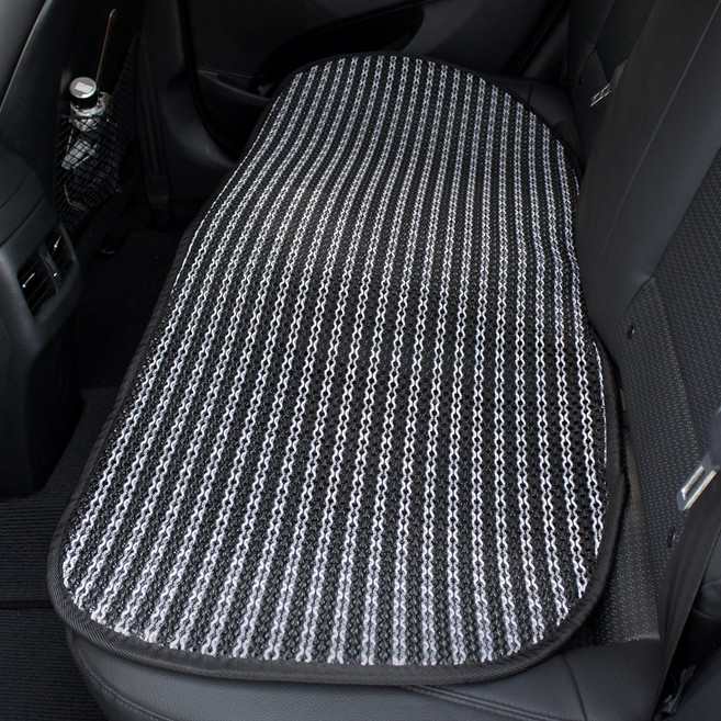 에코힐 국산 3D매쉬 차량 여름시트커버 통풍시트 자동차 운전석 시트커버 쿨링 바람 쿨썸 방석 앞좌석 뒷좌석 전차종, 럭셔리그레이(뒷좌석), 1개