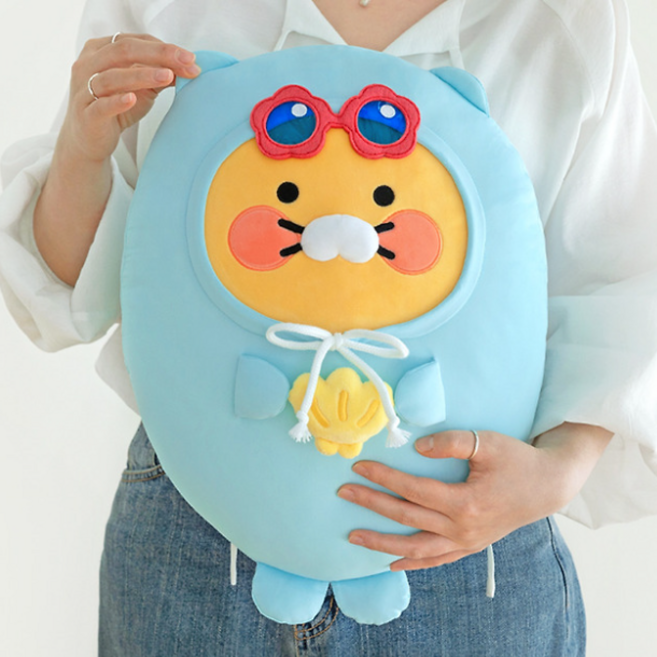 카카오 춘식이 냉감 쿨링 미니 바디필로우 인형 베개 쿠션