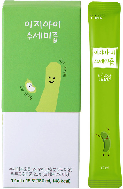 이지아이수세미즙 액상스틱 작두콩 액기스 국산수세미 배즙, 30개