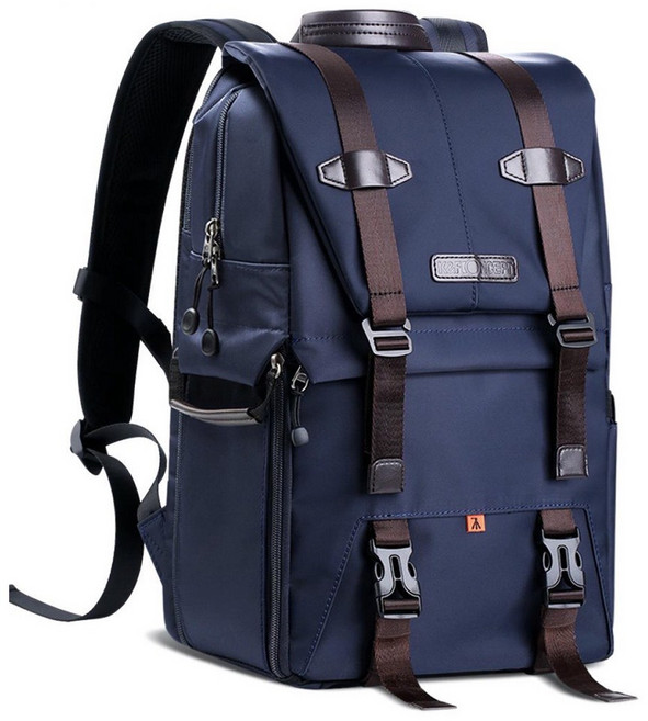 K&F Concept 時尚者相機後背包 L 海軍藍 KF13.087, 1個