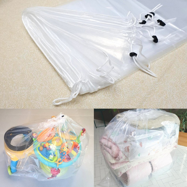 비닐전문올 끈이 끼워진 조임끈 비닐 (터널형), 008) 1mX1.5m 3장/터널 두꺼움 캐리어