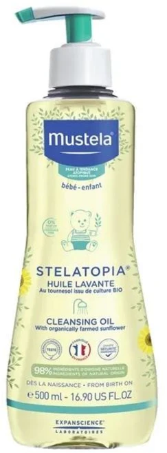 Mustela 무스텔라 스텔라토피 클렌징 오일 500ml, 1개 - 쿠팡