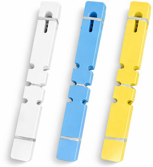 식물 화분 나무 이름표 타이형 고리 원예 라벨 식물 네임 팻말 화단 화초 푯말 300P, 화이트블루옐러우