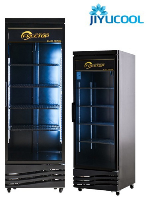 프리탑 업소용 냉동고 FT-470IFS 간냉 올블랙 -15도 수직형 냉동 쇼케이스, 경기지방무료외지역5만원