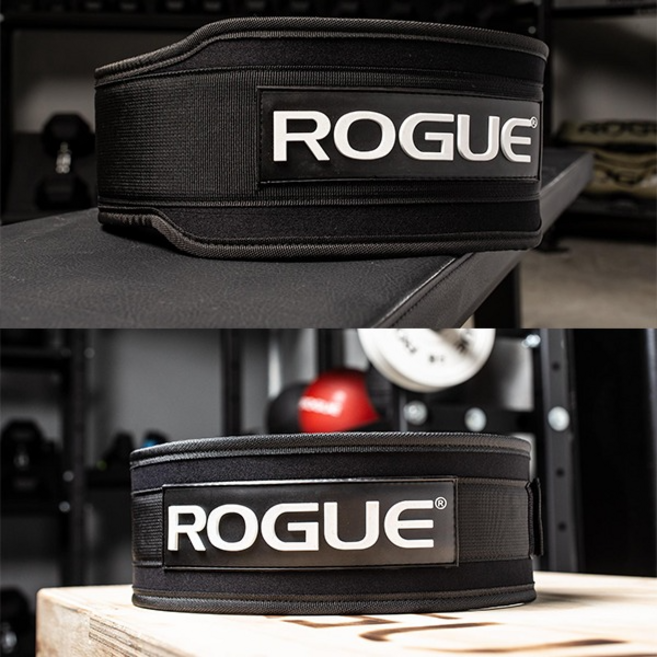 로그 피트니스 허리보호대 나일론 역도벨트 4인치, 4인치, M