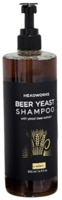 헤드웍스 모발에 영양을 더한 독일산 맥주 효모 탈모 증완화 샴푸 볼륨과 윤기, 1개, 500ml