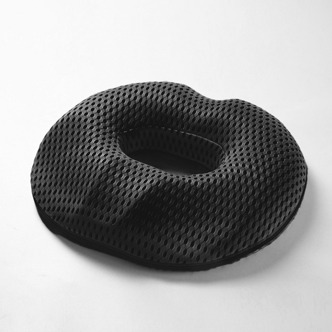 우이지아 3D 메모리폼 도넛방석 매쉬방석 신상품, 1개, 메쉬 블랙