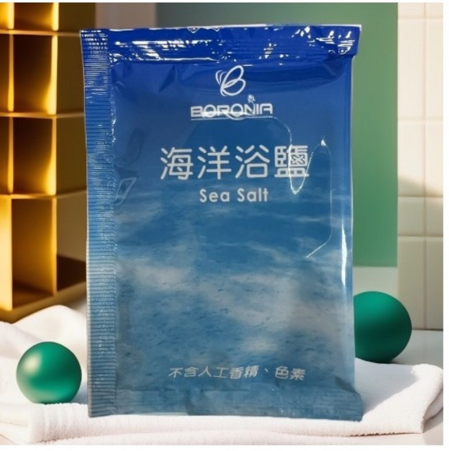 BORONIA 海洋浴鹽泡澡包，不含人工香精色素，20g，10入, 20g, 10個