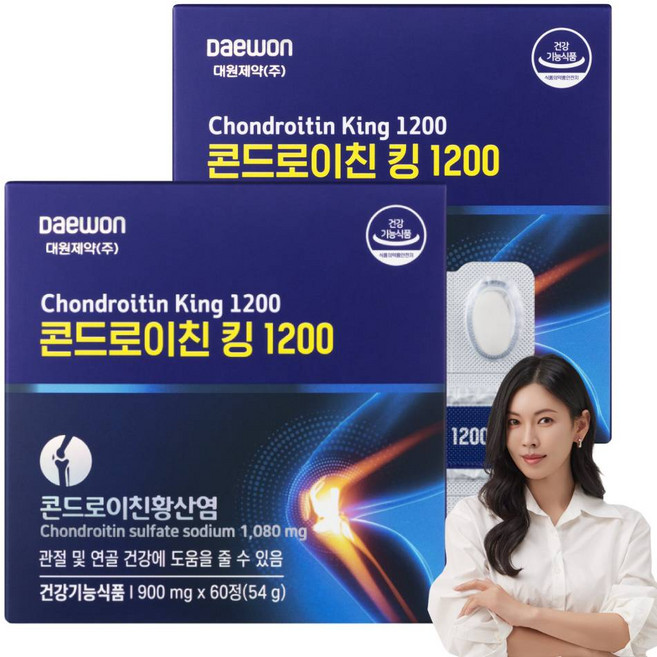 대원제약 콘드로이친 킹 1200 콘드킹, 2개, 60정
