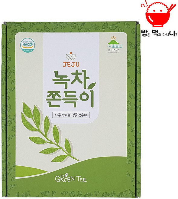 제주 녹차 쫀득이 추억의 과자 (18g x15개) 박스포장, 270g, 15개