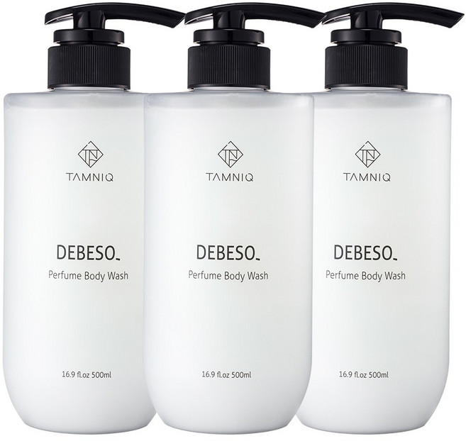 탐니크 디베쏘 퍼퓸 고보습 바디워시 머스크향, 500ml, 3개