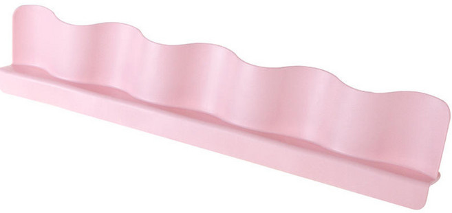 델루르 에어로웨이브 싱크대 물막이 물튐방지, 1개, 밀키핑크