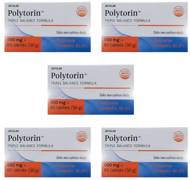 제코랩 폴리토린 Polytorin 60정 5박스 트리플 밸런스 포뮬러 베르가못 베르베린 541698