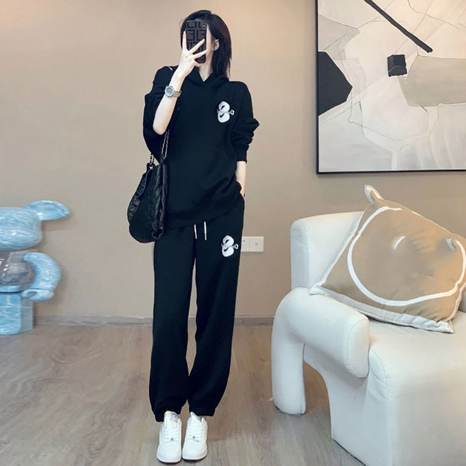 지고다그 빅사이즈 여성 트레이닝 세트 착용 가능 가을 캐주얼 투피스 SX71149