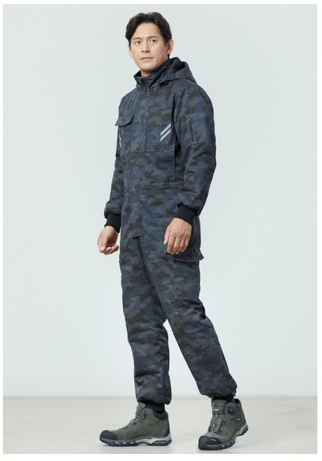 지벤 스즈끼 ZB-S 1896 겨울 패딩 밀리터리 정비복 일체형 작업복