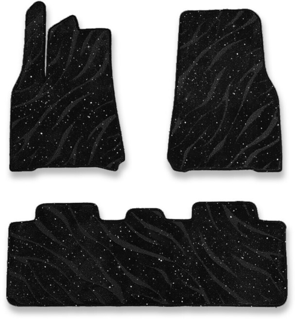 오토피아 G90 전용 글리터 카페트 자동차 매트 1열2열 세트, 초코브라운, 60_5 G90 신형 (2022.02~)