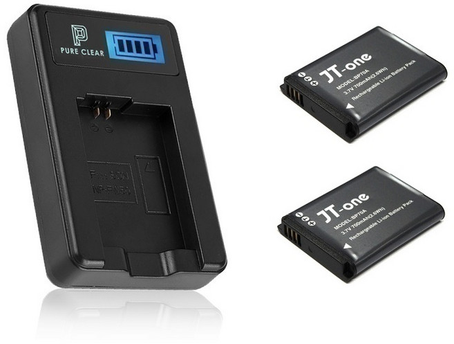 퓨어클리어 삼성 BP-70A 1구 LCD 호환충전기1+호환배터리2 충전셋, 1개