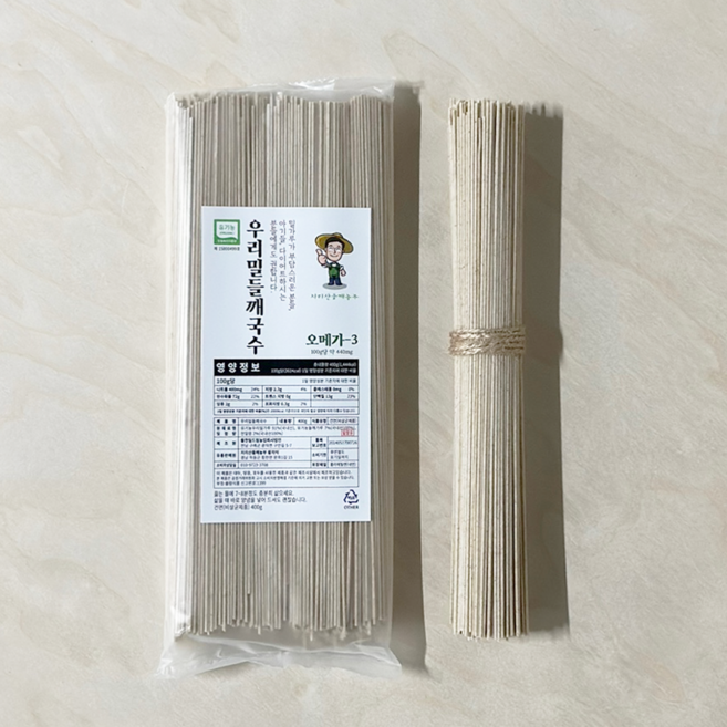 지리산들깨농부 우리밀들깨국수 400g, 1개