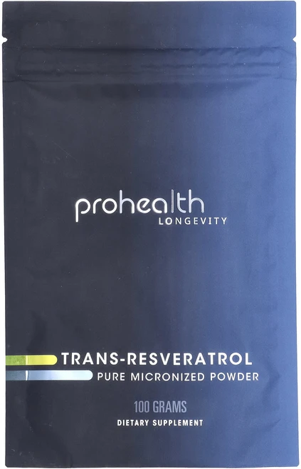 ProHealth Longevity 트랜스-레스베라트롤 순수 미분화 분말 100g, ProHealthLongevity트랜스레스베라트롤순수미, 1개 - 쿠팡
