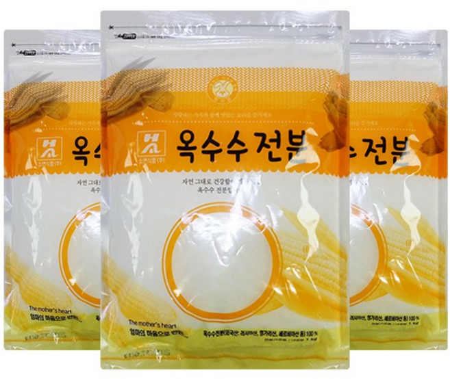 옥수수전분 옥수수100%, 3kg, 1개