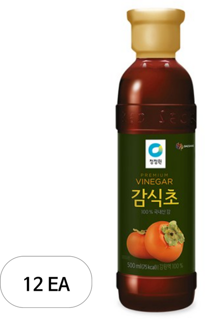 청정원 감식초, 500ml, 12개