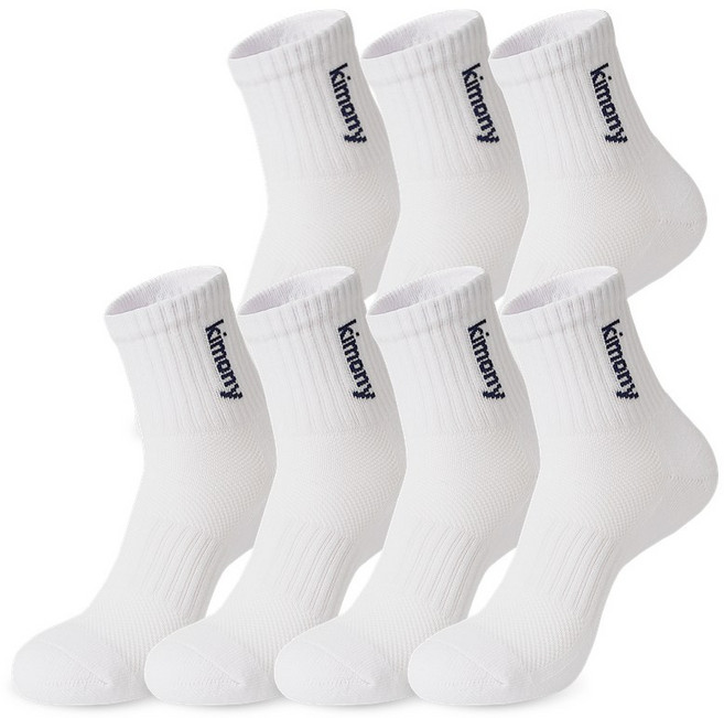 키모니 30수 여성 장목 스포츠양말 KSS502 7족