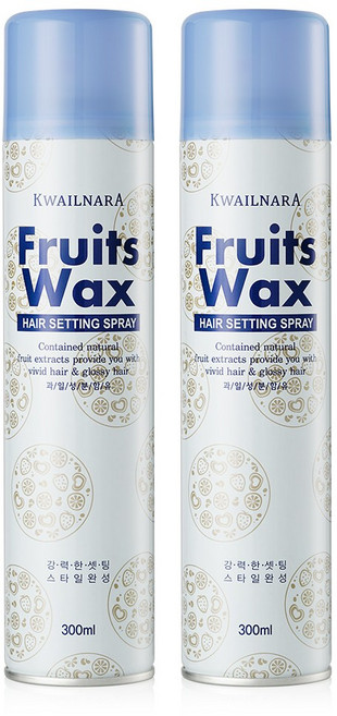 [과일나라] 후르츠왁스헤어스프레이 300ml, 2개