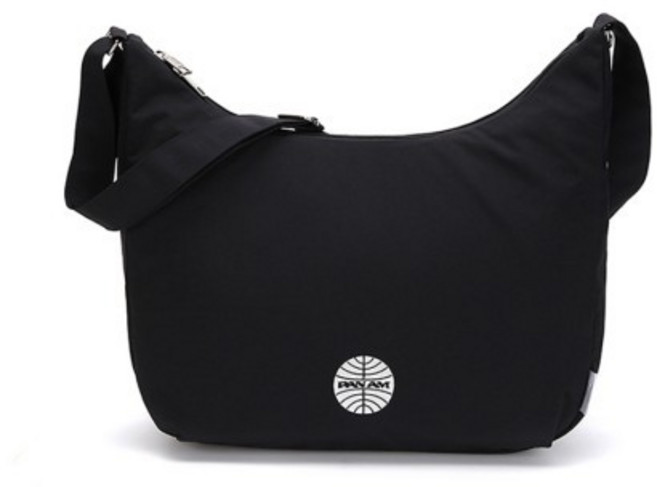 [정상가 109000원] [정상가 109000원] 미트볼 로고 미디엄 크로스백 (PQEBCB01730BK-W)