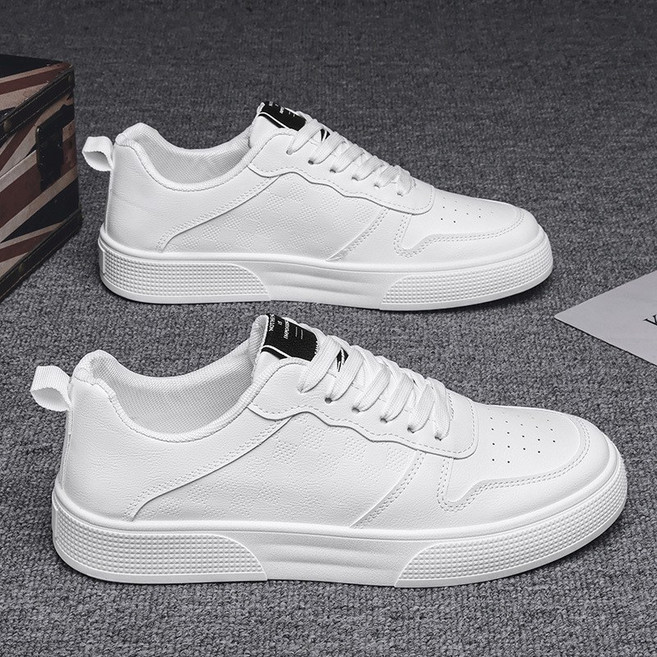 스타일닥터 남성 스니커즈 캐주얼 베이직 화이트/블랙 운동화