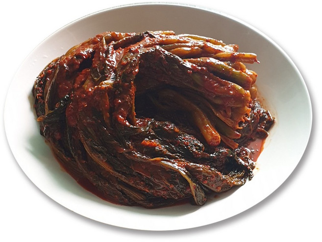 건수성찬 전라도 국내산 숙성 묵은 갓김치, 1kg, 1개