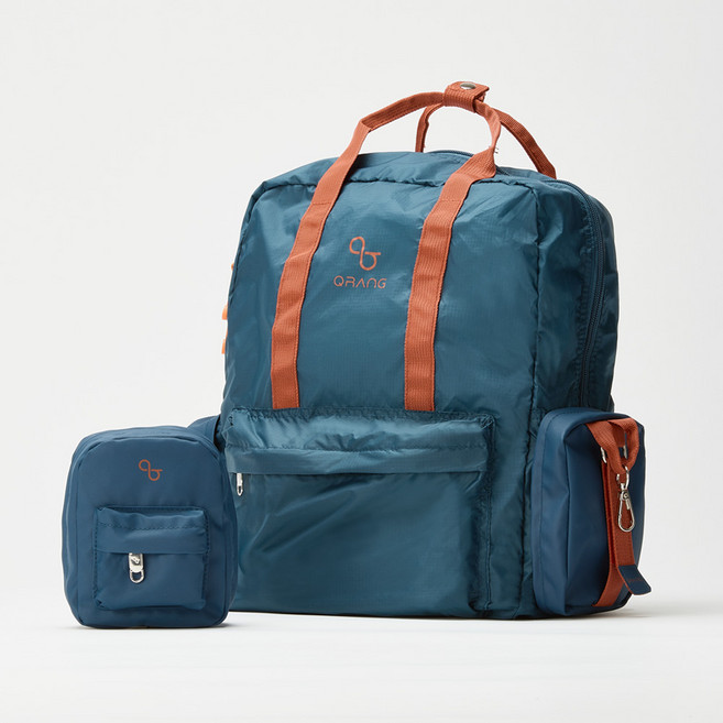 큐랑 스냅투고 패커블 백팩 접이식 여행 보조가방 경량 폴딩 백팩