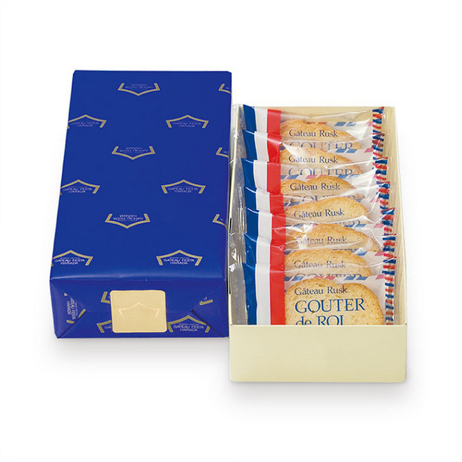 일본과자 일본스낵 일본러스크 GOUTER de ROI 구떼 데 로와 소형캔 14개입