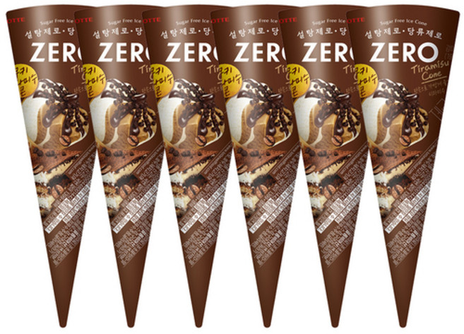 제로 티라미수콘, 6개, 160ml