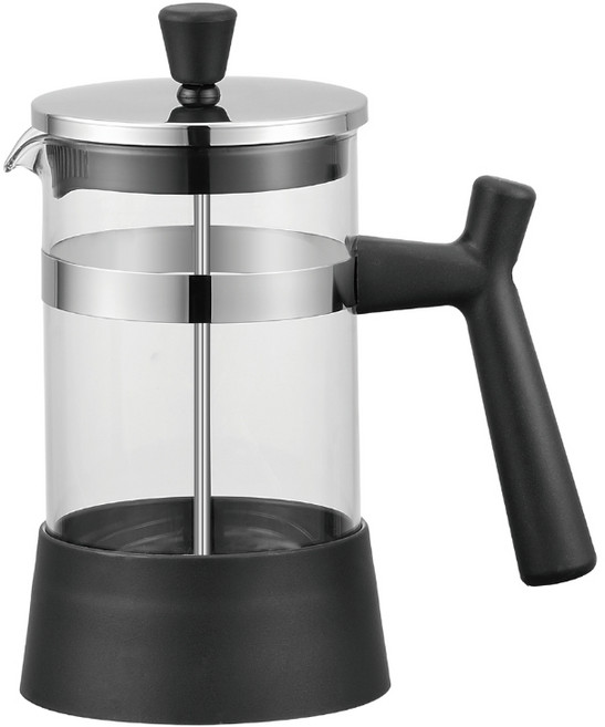 GlassKing GK-834 玻璃濾壓壺, 透明色, 1個, 600ml