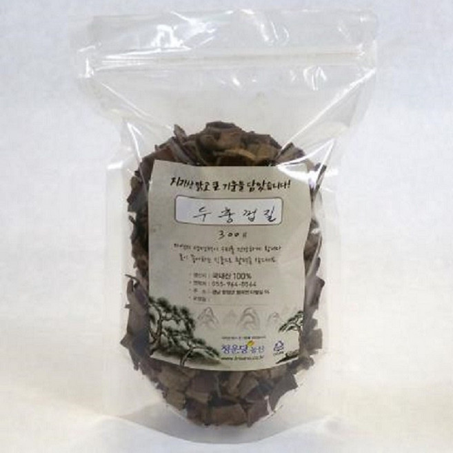 청운당농산 지리산 볶은 두충나무껍질 두충차, 1개, 300g