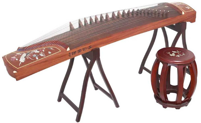 연습용 가야금 학원 악기 25현 기본형 거문고 고쟁 우드 레슨, 1개