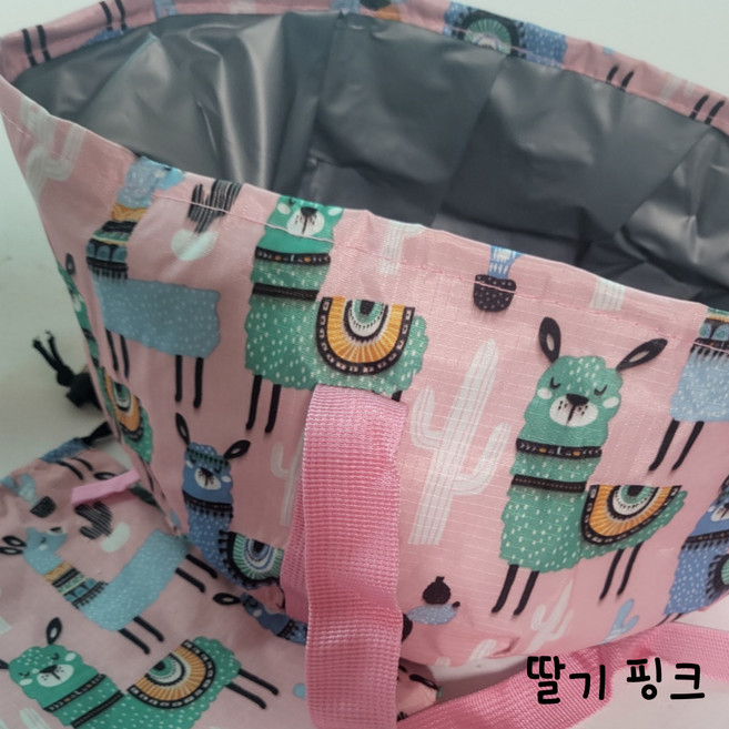 더모은 초경량 족욕 바구니, 1개, 1단, 딸기핑크