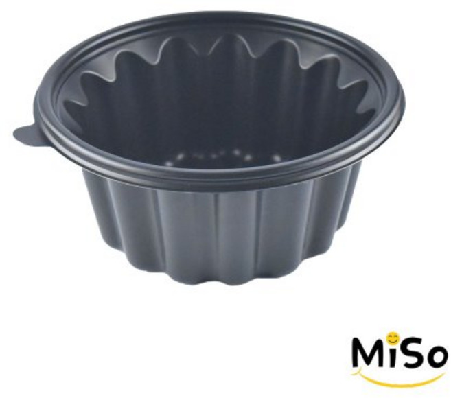 면용기 칼국수용기 냉면용기 JH-195대 블랙용기 냉면포장 우동용기 떡볶이용기 덮밥용기 칼국수포장 쌀국수용기 100세트