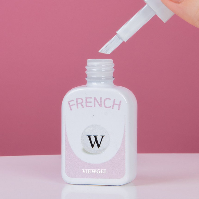 뷰젤 프렌치 컬러젤 페인트젤, 1개, 10ml, 블랙